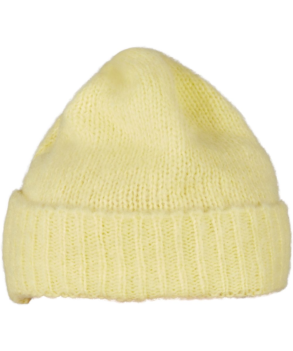 Yellow Soft acrylic beanie (1503A)