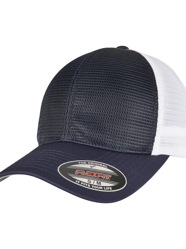 Navy/White Flexfit 360 omnimesh cap 2-tone (360T)