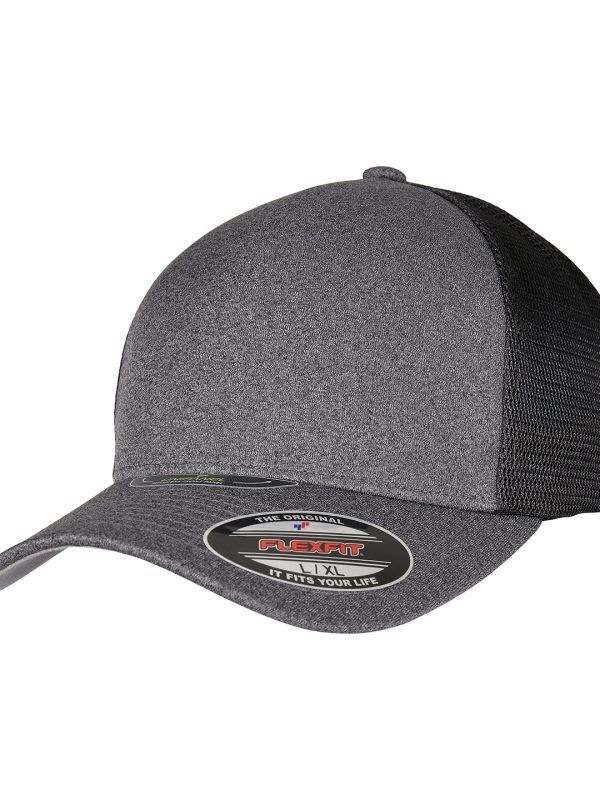 Dark Grey/Black Flexfit Unipanel™ cap (5511UP)