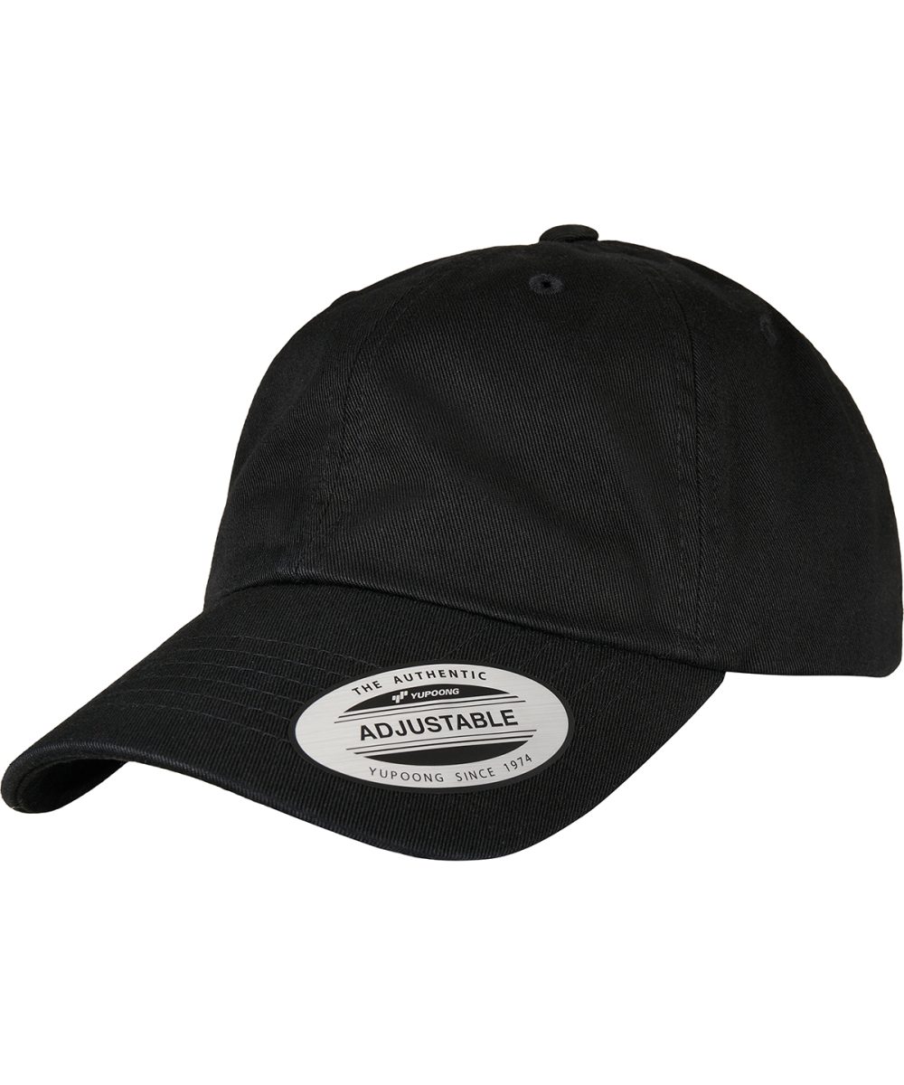 Black Eco-wash dad cap (6245EC)