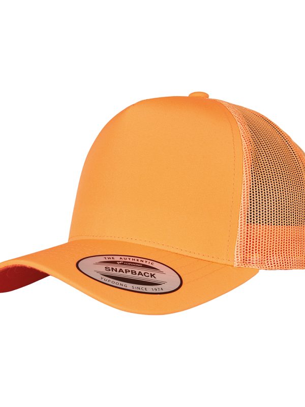 Neon Orange Neon retro trucker (6506NT)