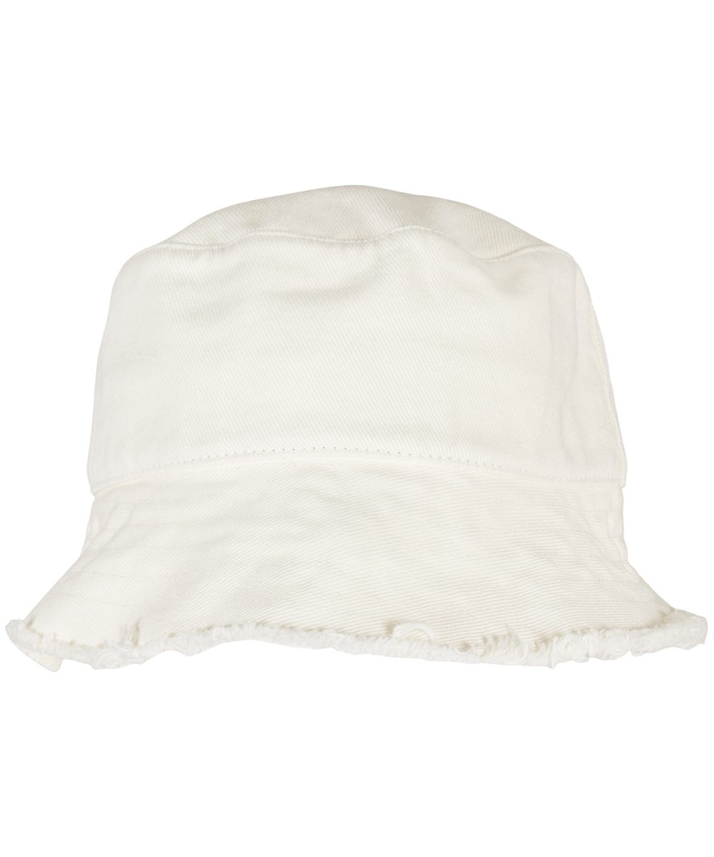 Open edge bucket hat