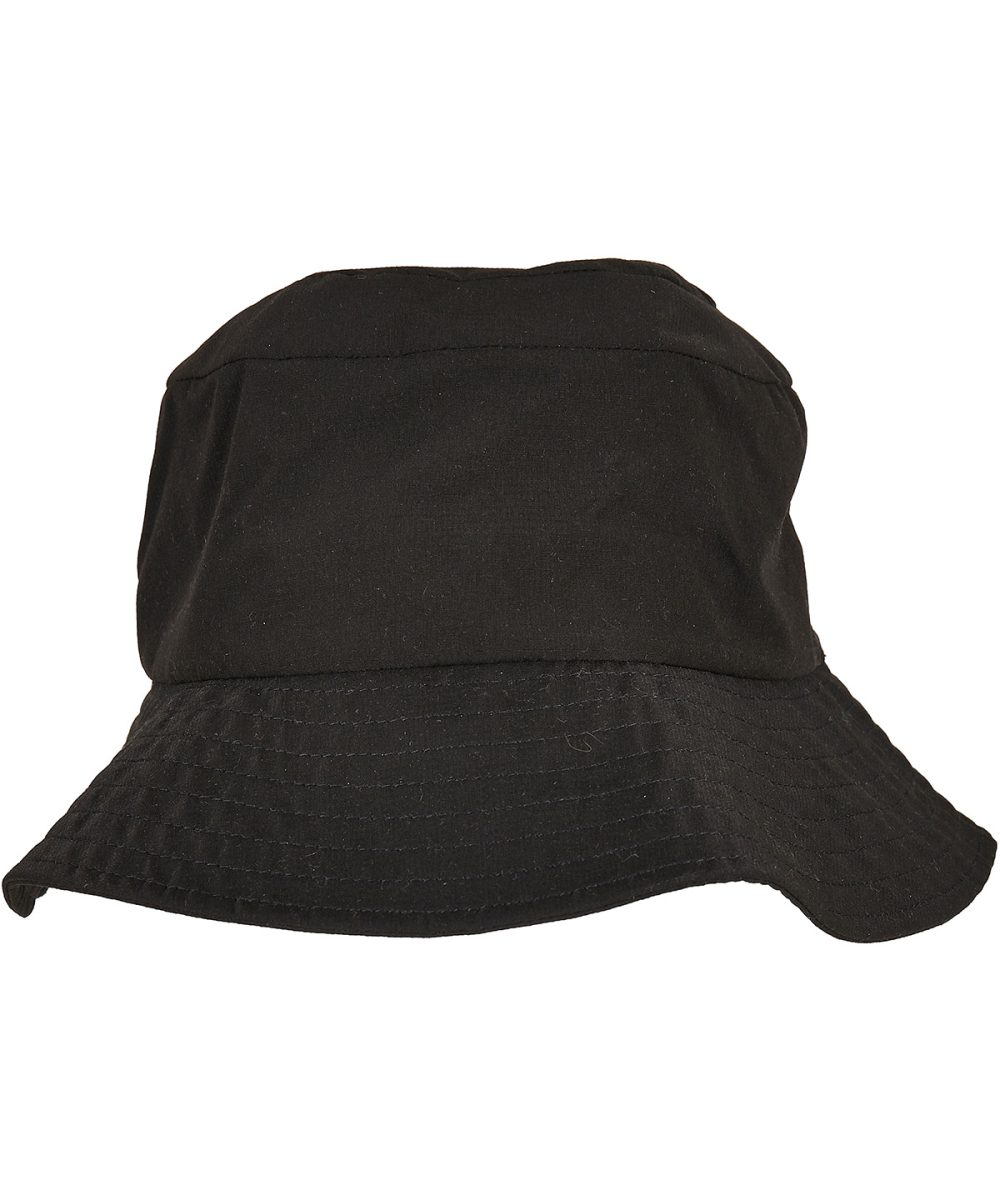 Black Elastic adjuster bucket hat