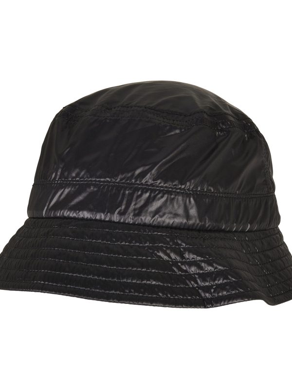 Black Light nylon bucket hat