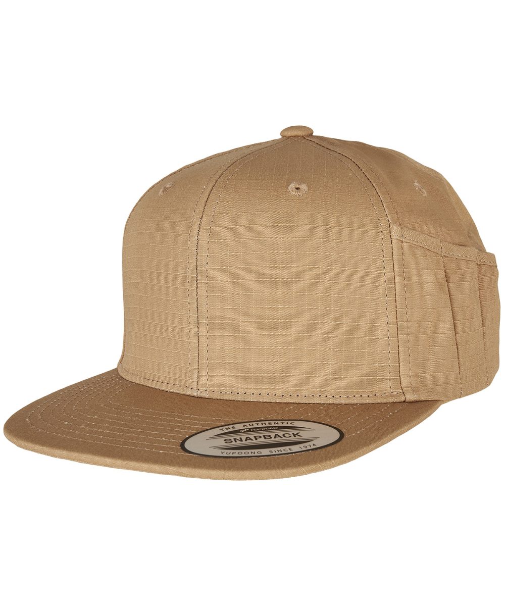 Ocher Pencil holder snapback cap