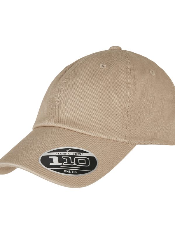 Khaki Eco washing 110 unstructured alpha cap