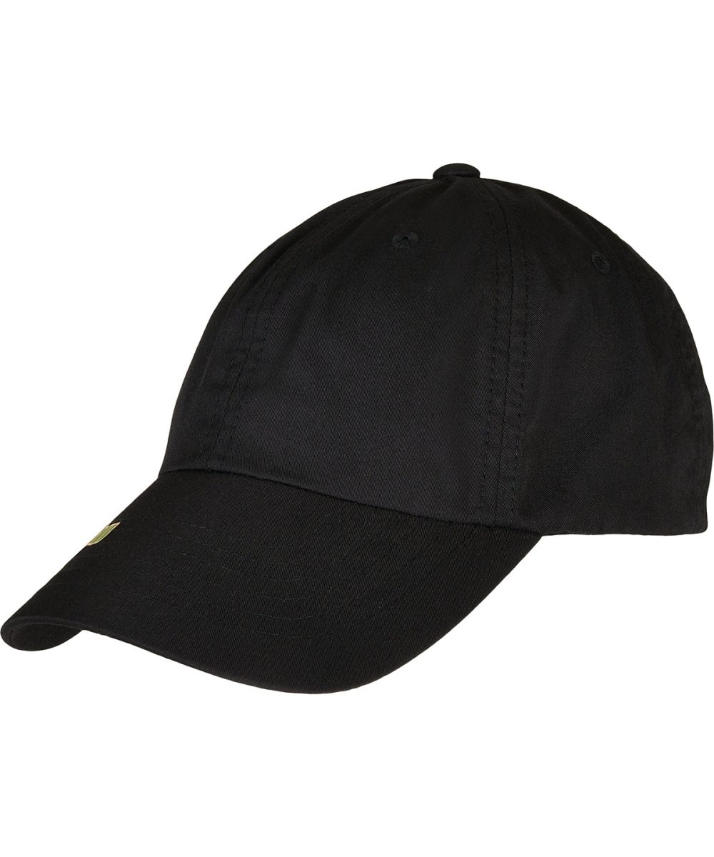 Black Recycled polyester dad cap