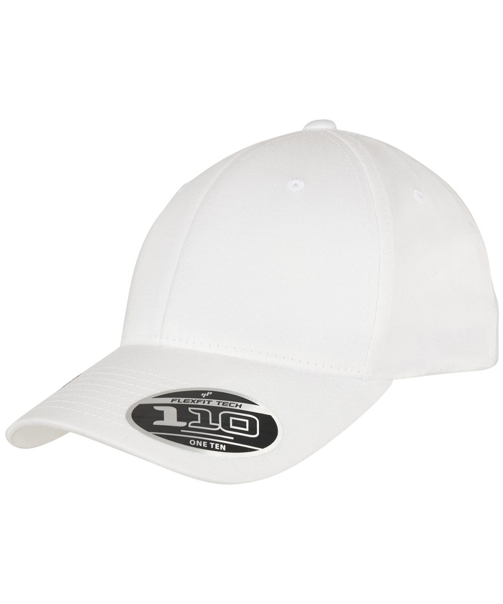 White Flexfit 110 organic cap