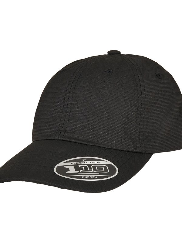 Black 110 Flexfit packable alpha cap (110PA)