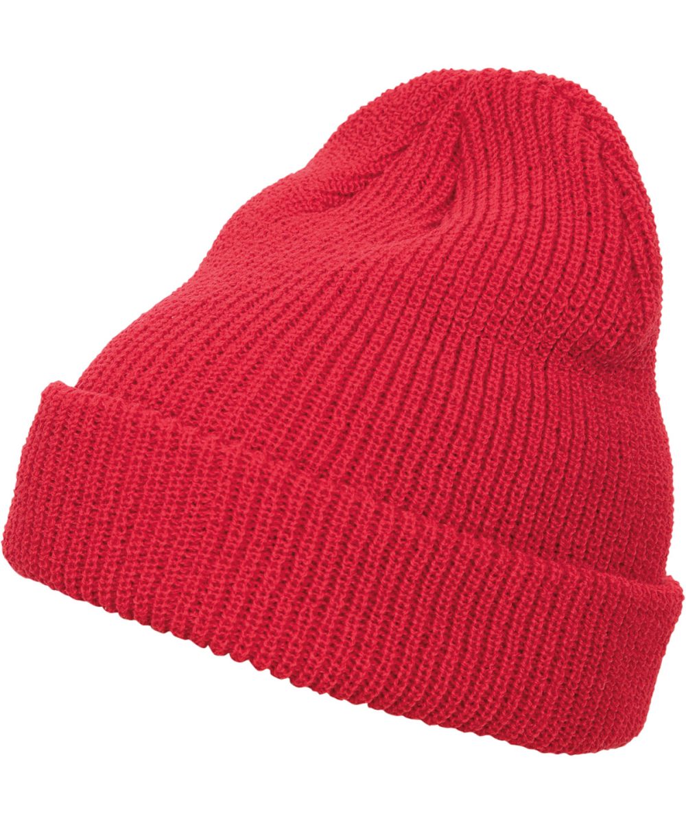 Red Long knit beanie (1545K)