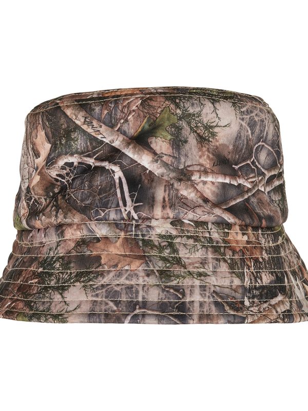 Camo Tree Sherpa real tree camo reversible bucket hat (5003RS)