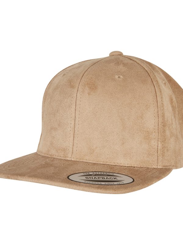 Imitation suede leather snapback (6089SU)