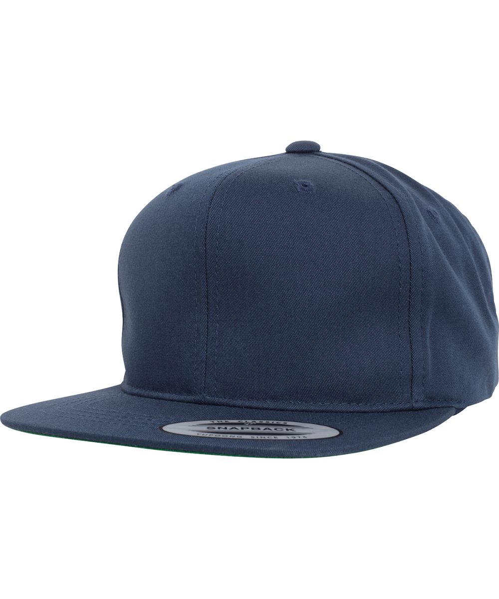 Navy Pro-style twill snapback youth cap (6308)