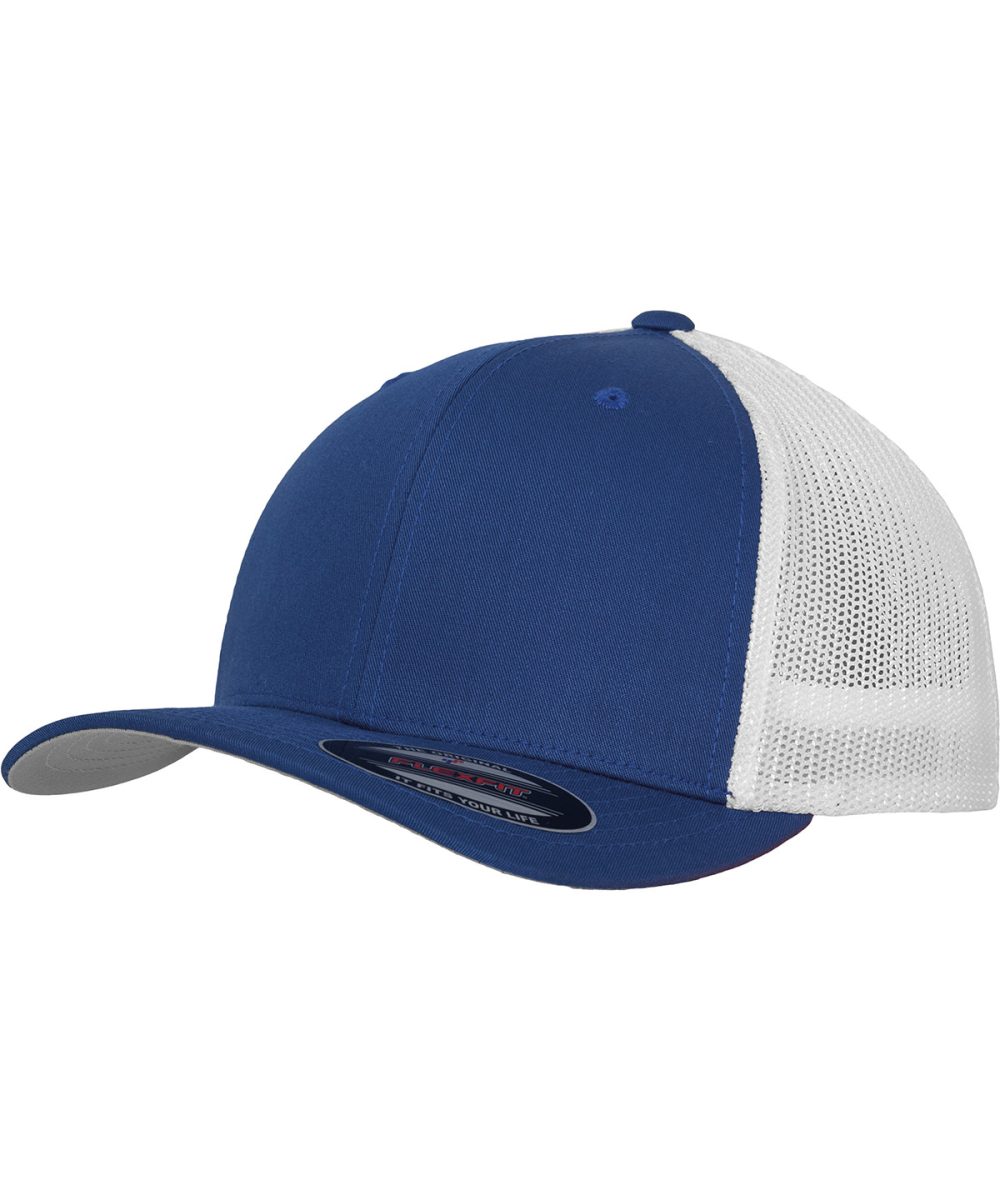 Royal/White Flexfit trucker mesh 2-tone (6511T)