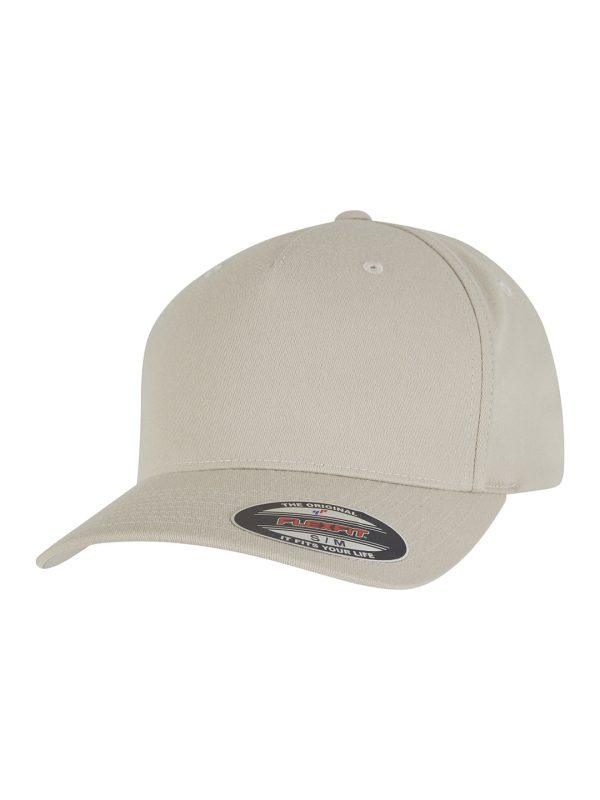 Beige Flexfit 5-panel (6560)