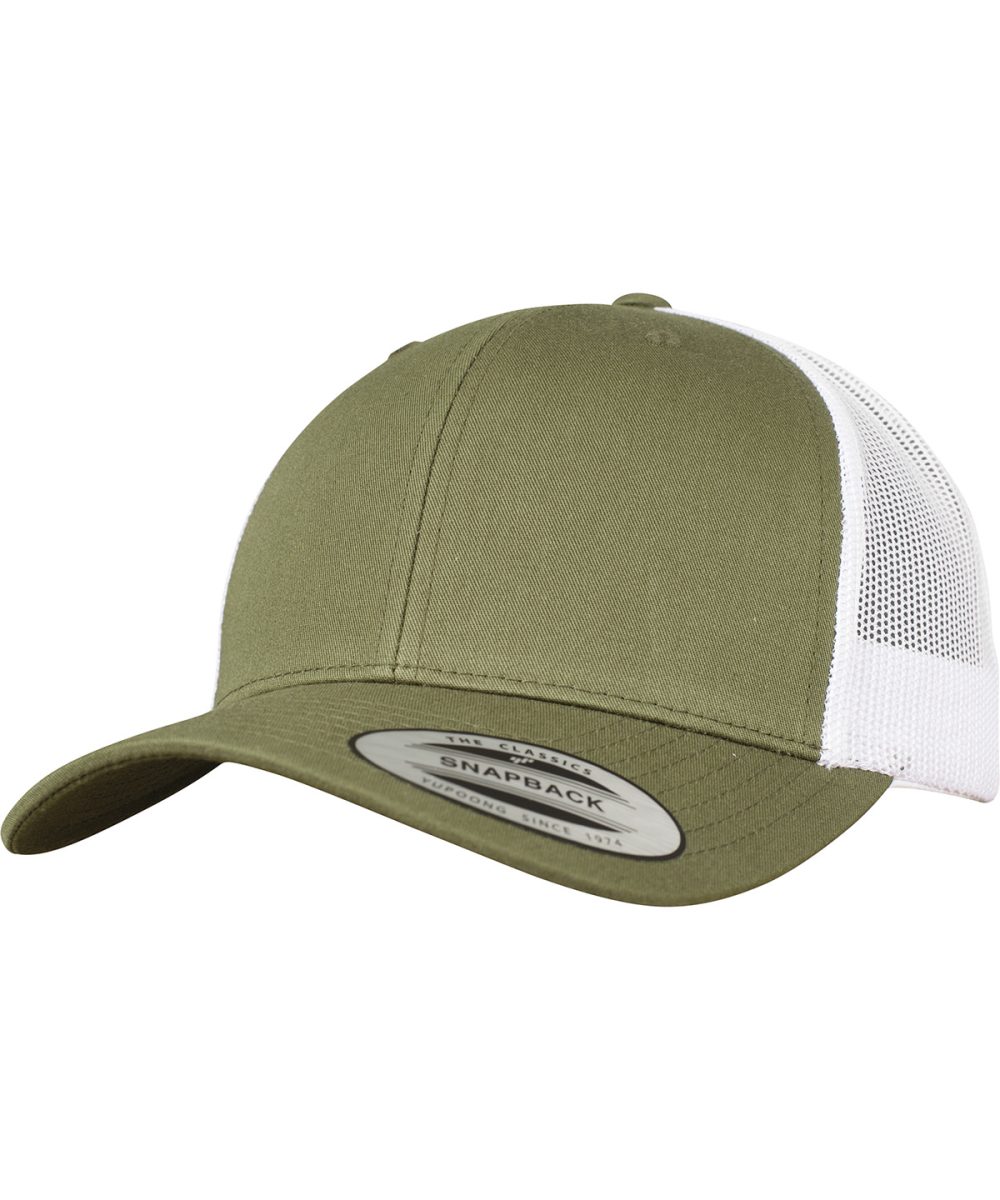 Buck/White Retro trucker 2-tone (6606T)