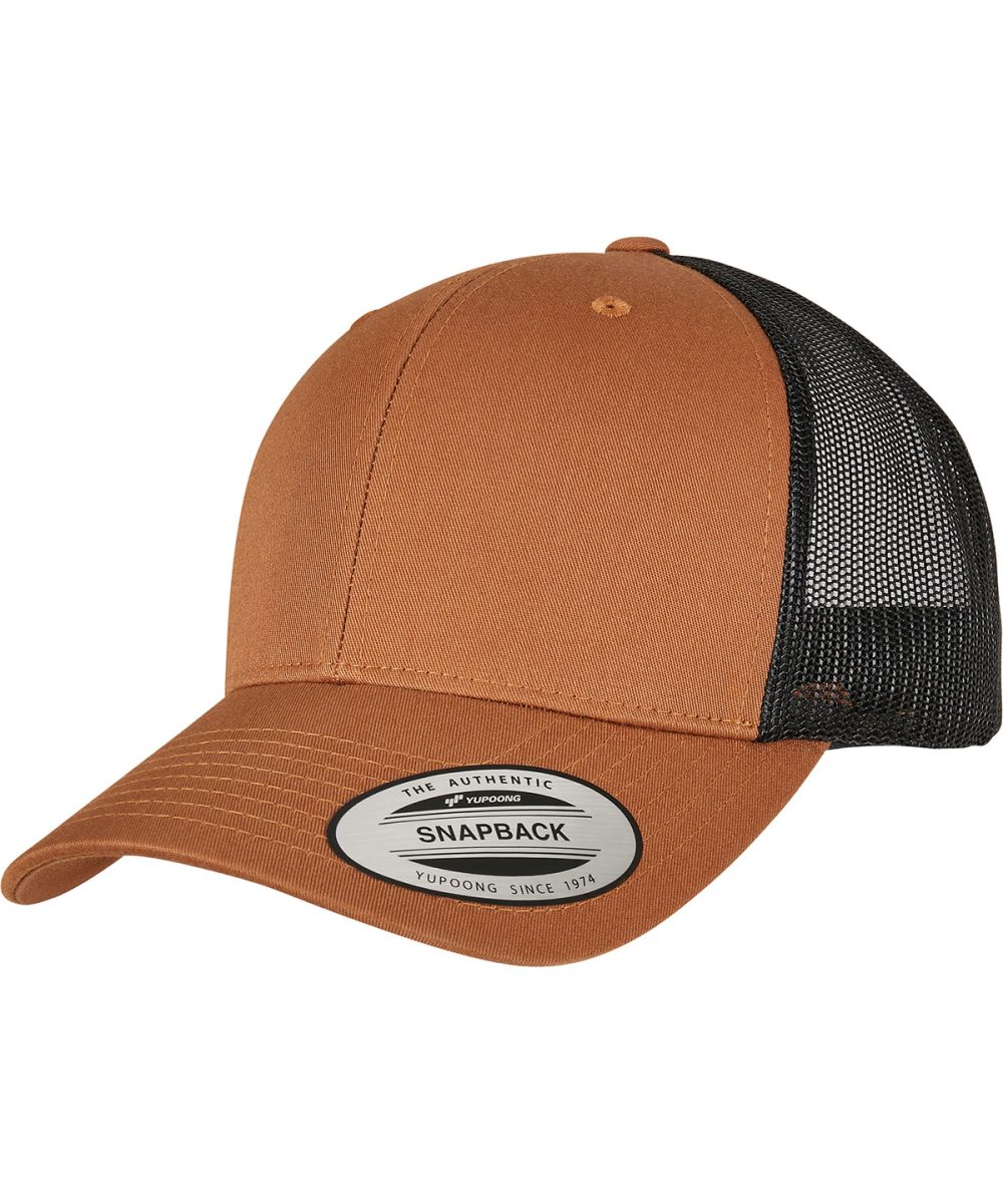 Caramel/Black Retro trucker 2-tone (6606T)