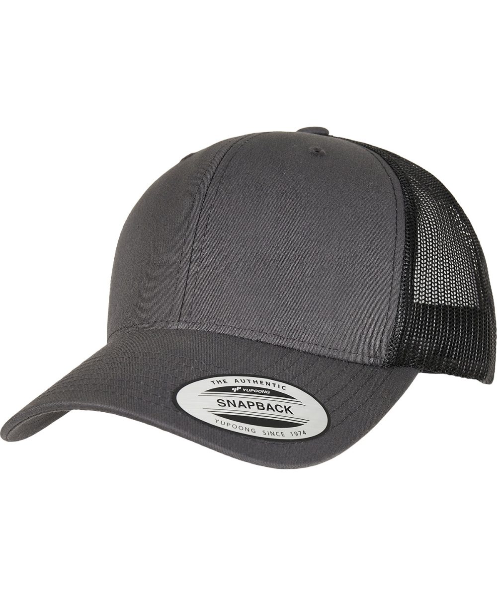 Charcoal/Black Retro trucker 2-tone (6606T)