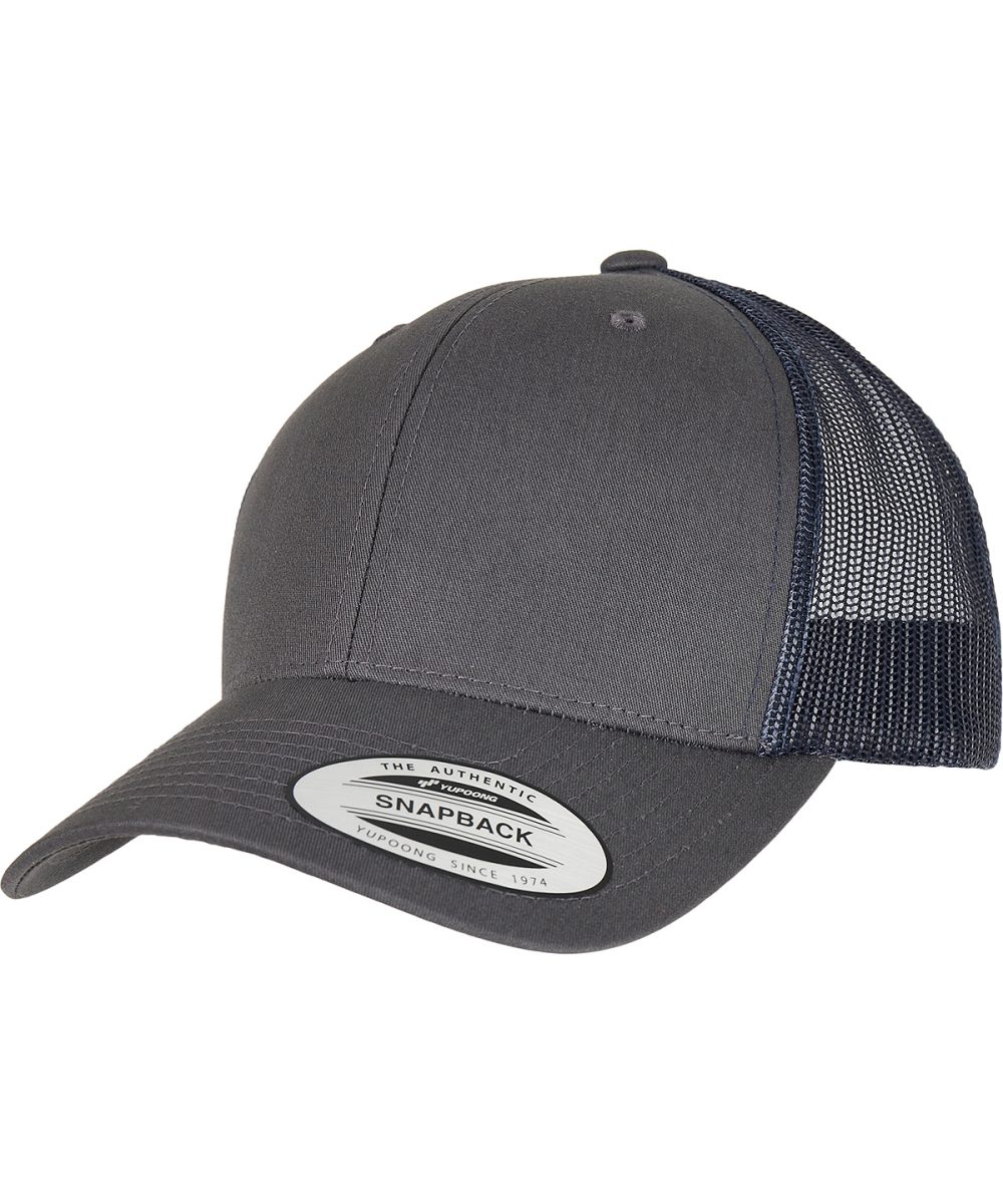 Charcoal/Navy Retro trucker 2-tone (6606T)