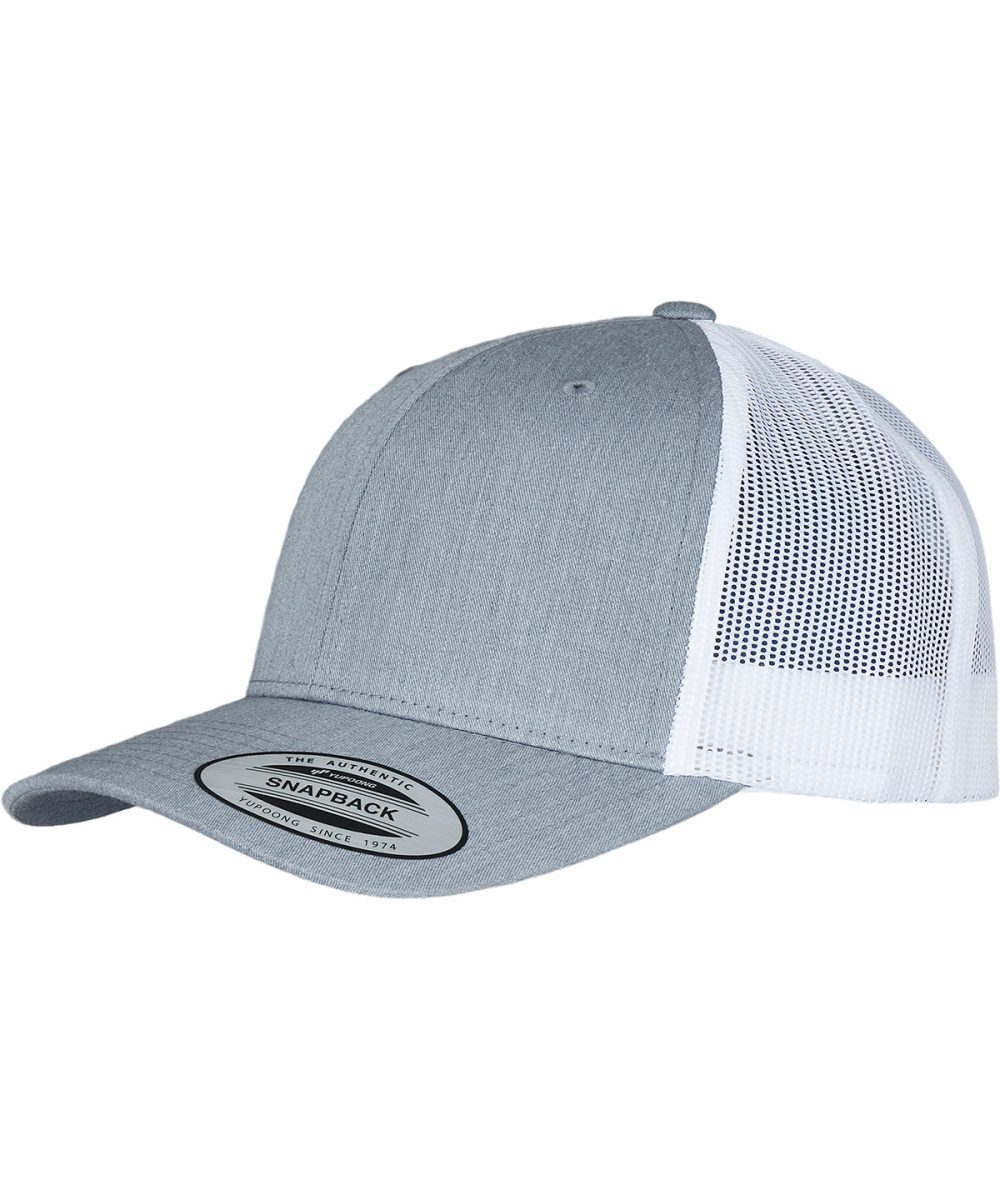 Heather/White Retro trucker 2-tone (6606T)