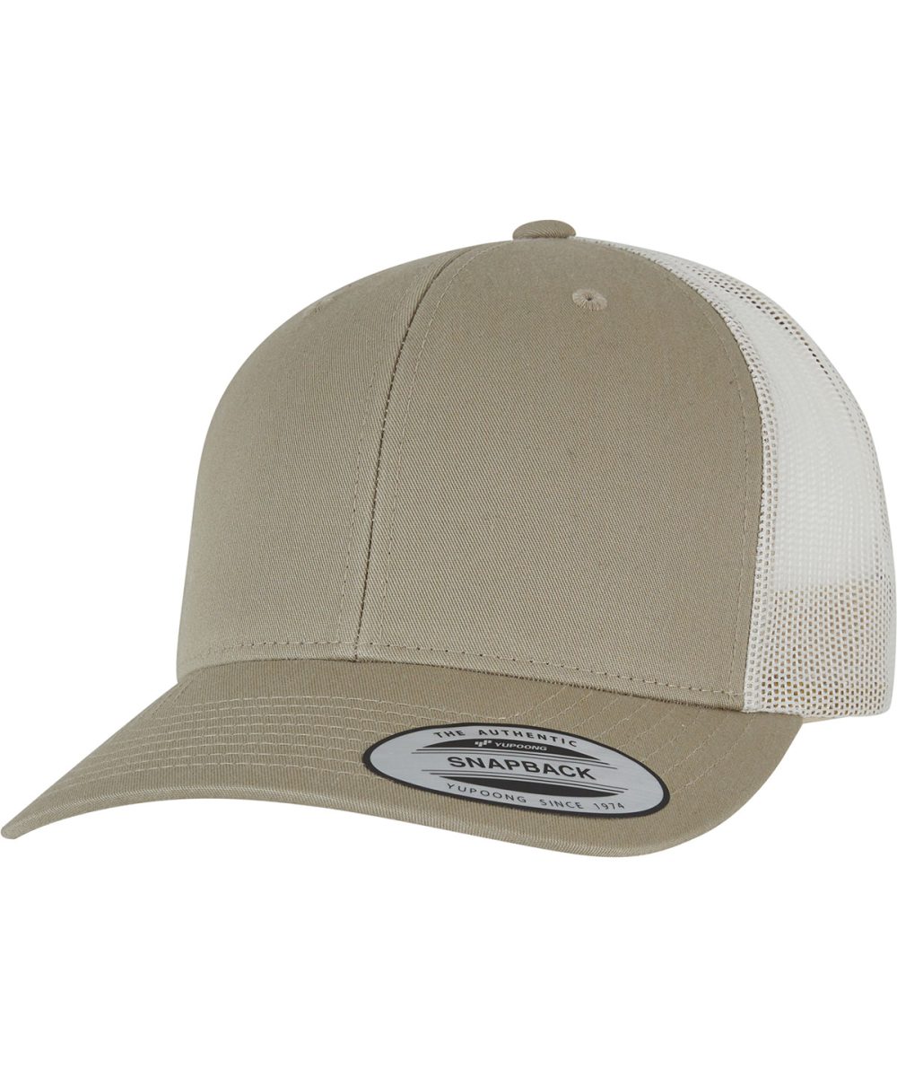 Pale Khaki/Birch Retro trucker 2-tone (6606T)