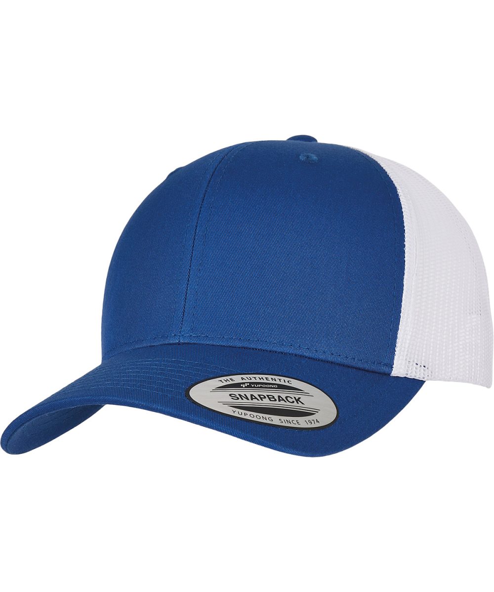 Royal/White Retro trucker 2-tone (6606T)