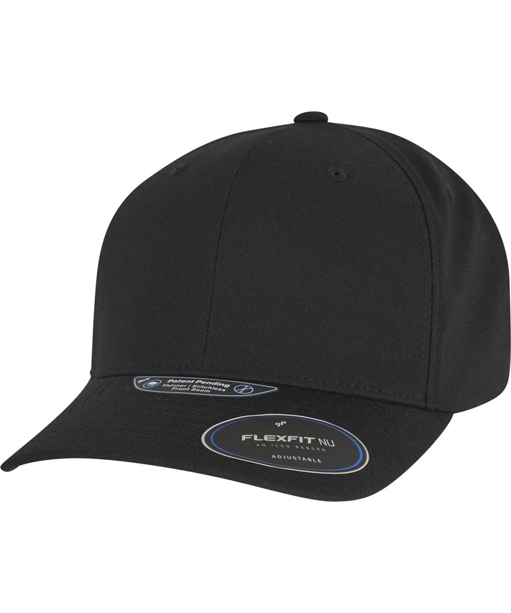 Black Flexfit NU adjustable snapback (6110NU)