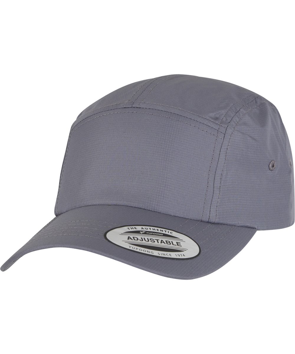 Grey Flexfit jockey elastic cap (9300)