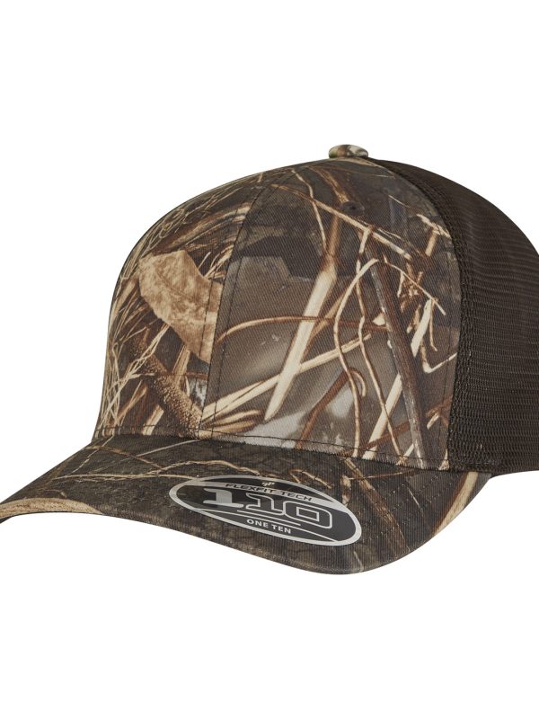 Brown Flexfit 110 mesh RealTree camo cap (110MRC)