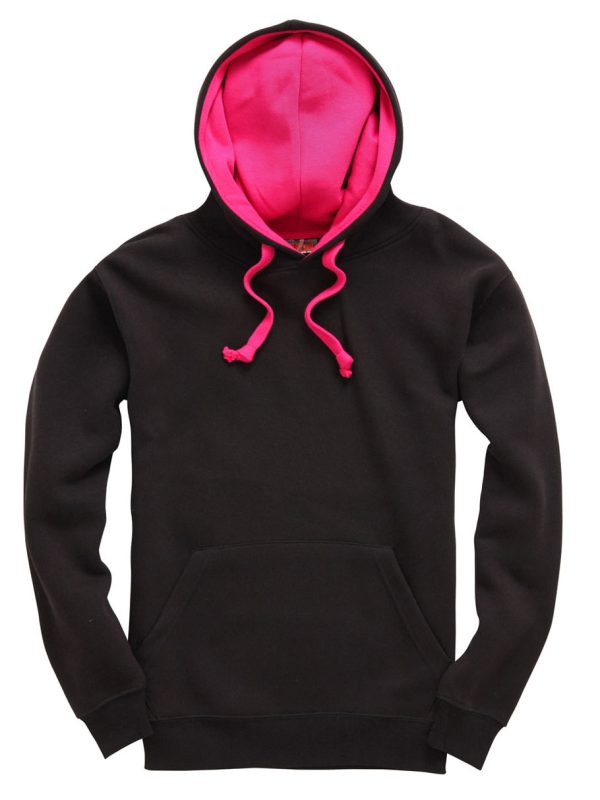 Claremont Ski Trip Hoodie 2031 Black/Fuchsia