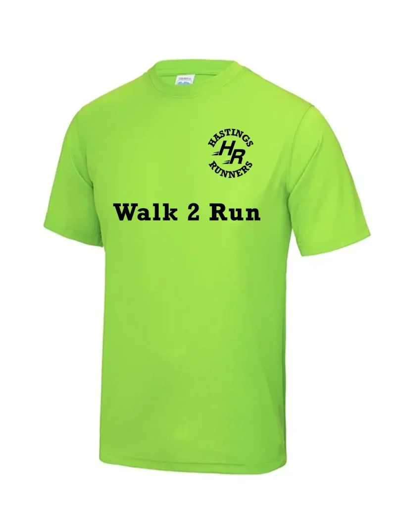 Hastings Runners Green Walk 2 Run T-Shirt