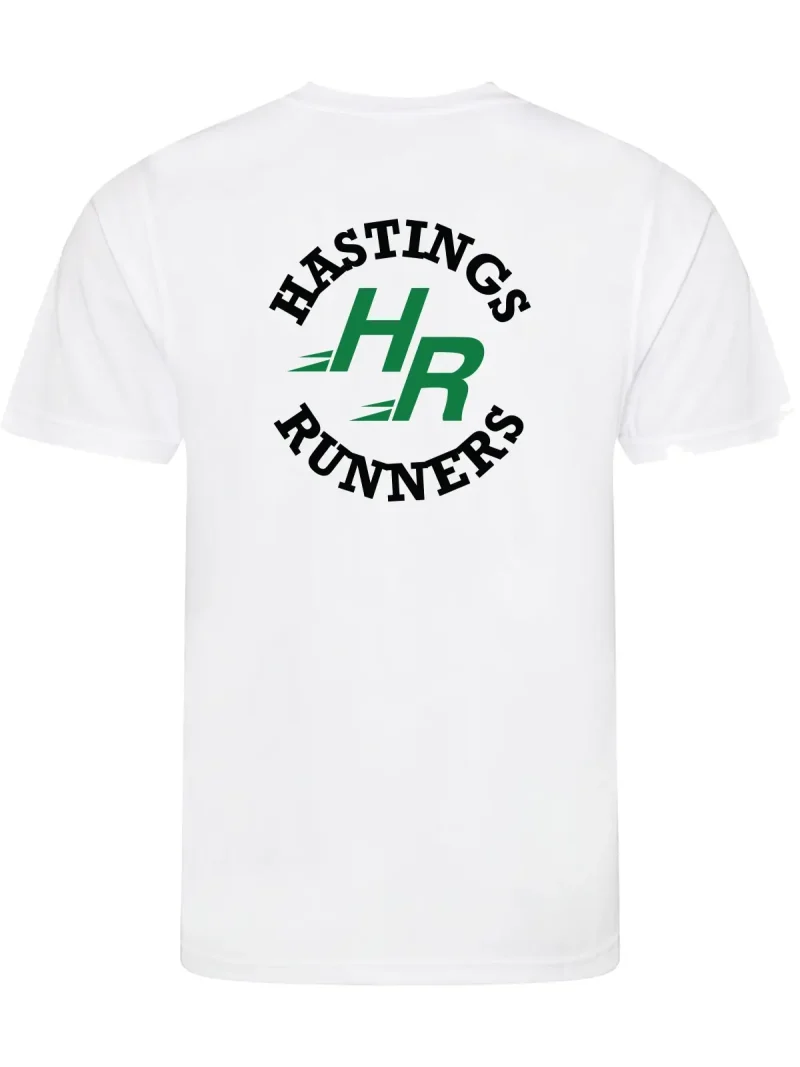 Hastings Runners Rear White Running T-Shirt