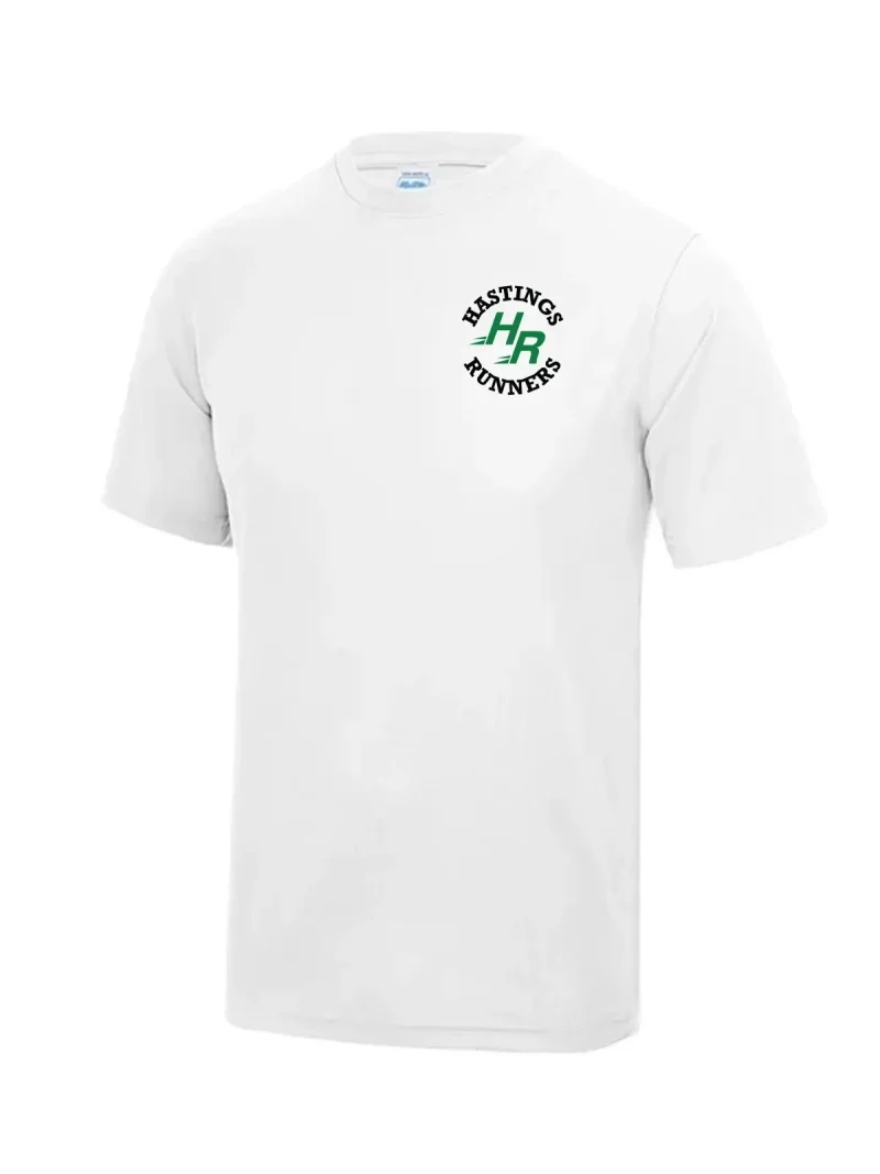 Hastings Runners White Running T-Shirt