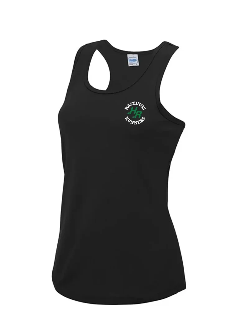Hastings Runners Womens Black Running Vest
