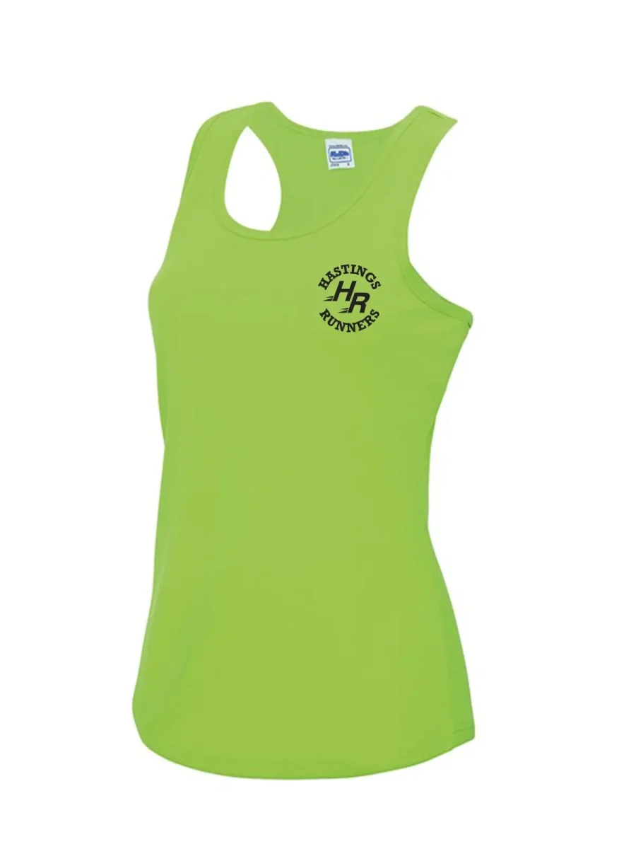 Hastings Runners Womens Green Running Vest