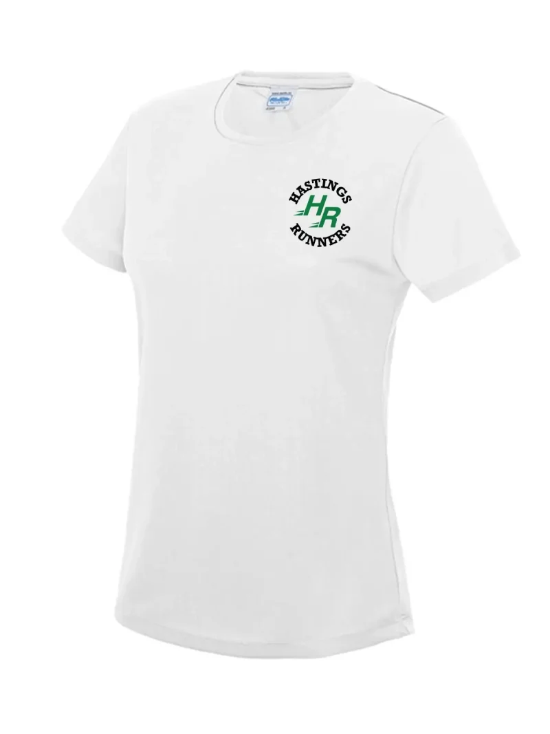 Hastings Runners Womens White Running T-Shirt