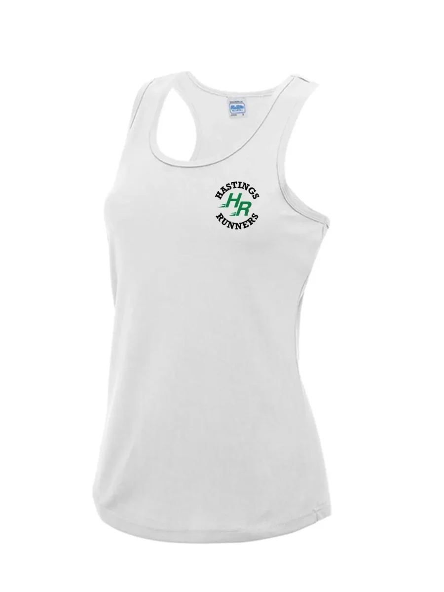 Hastings Runners Womens White Running Vest