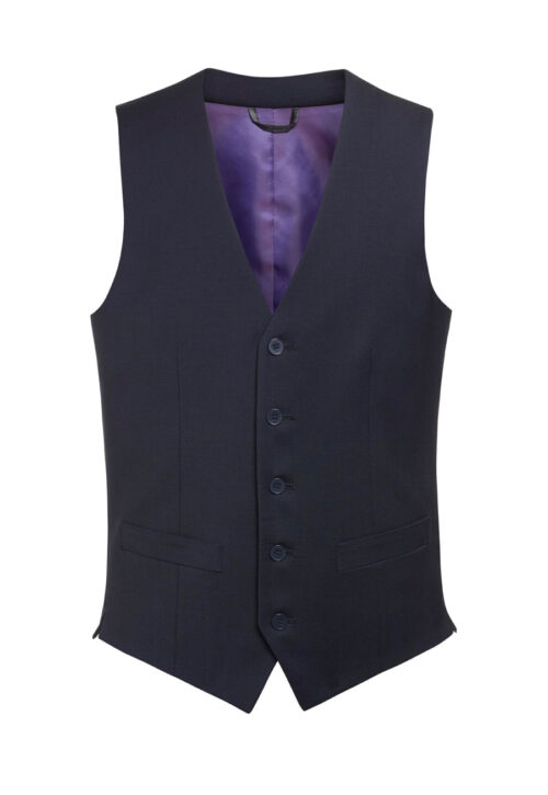 Brook Taverner Busso Waistcoat Mid Blue