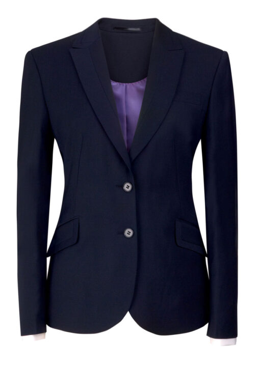 Brook Taverner Novara Tailored Fit Jacket Mid Blue