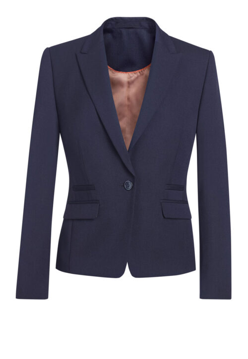 Brook Taverner Rosewood Slim Fit Jacket Mid Grey