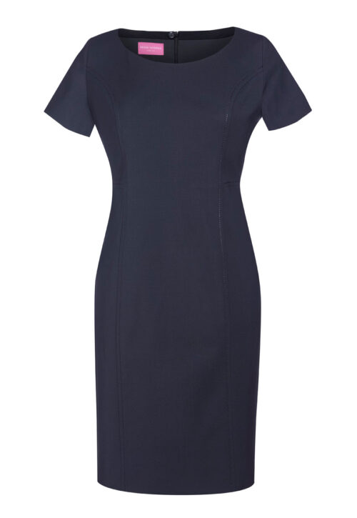 Brook Taverner Teramo Dress Mid Blue