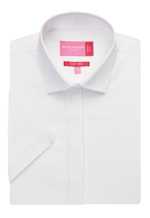 Brook Taverner Modena Ladies' S/S Blouse Navy