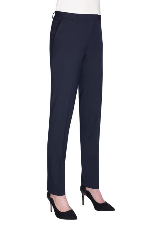 Brook Taverner Hempel Slim Leg Trouser Mid Grey
