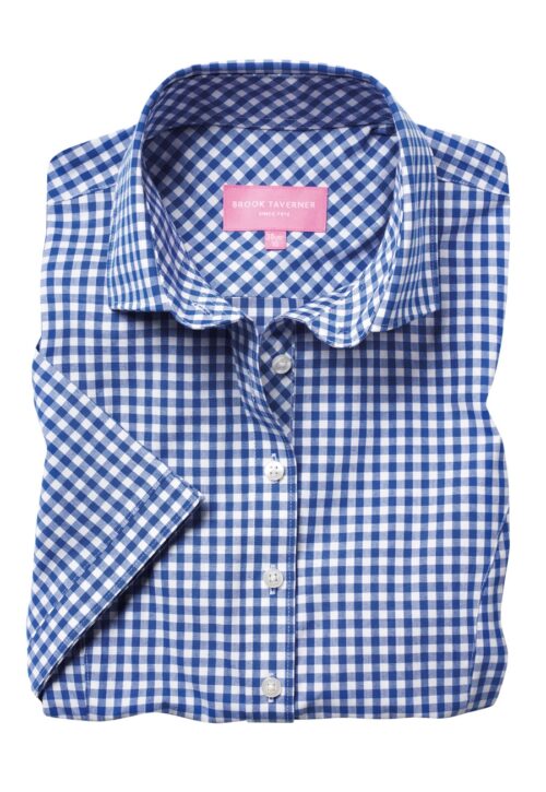 Brook Taverner Tulsa Ladies' S/S Blouse Red