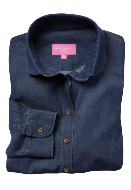 Brook Taverner Banff Ladies' L/S Blouse Denim
