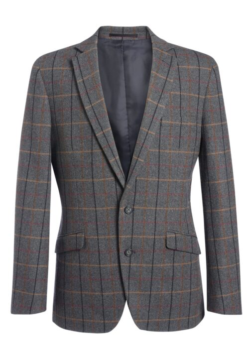 Brook Taverner Quebec Slim Fit Tweed Jacket