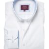 Brook Taverner Lawrence Men's L/S Shirt Silver Grey Stripe
