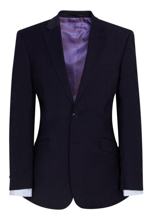 Brook Taverner Avalino Tailored Fit Jacket Mid Blue