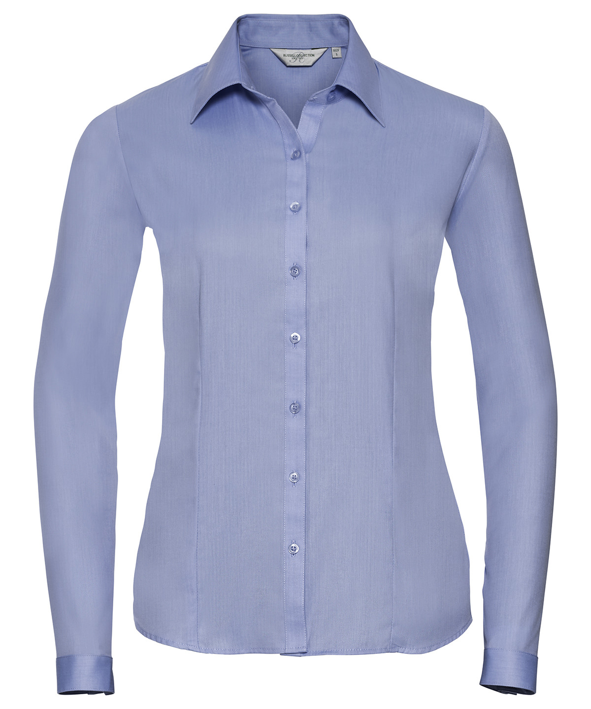 Women'S Long Sleeve Herringbone Shirt - Image 2