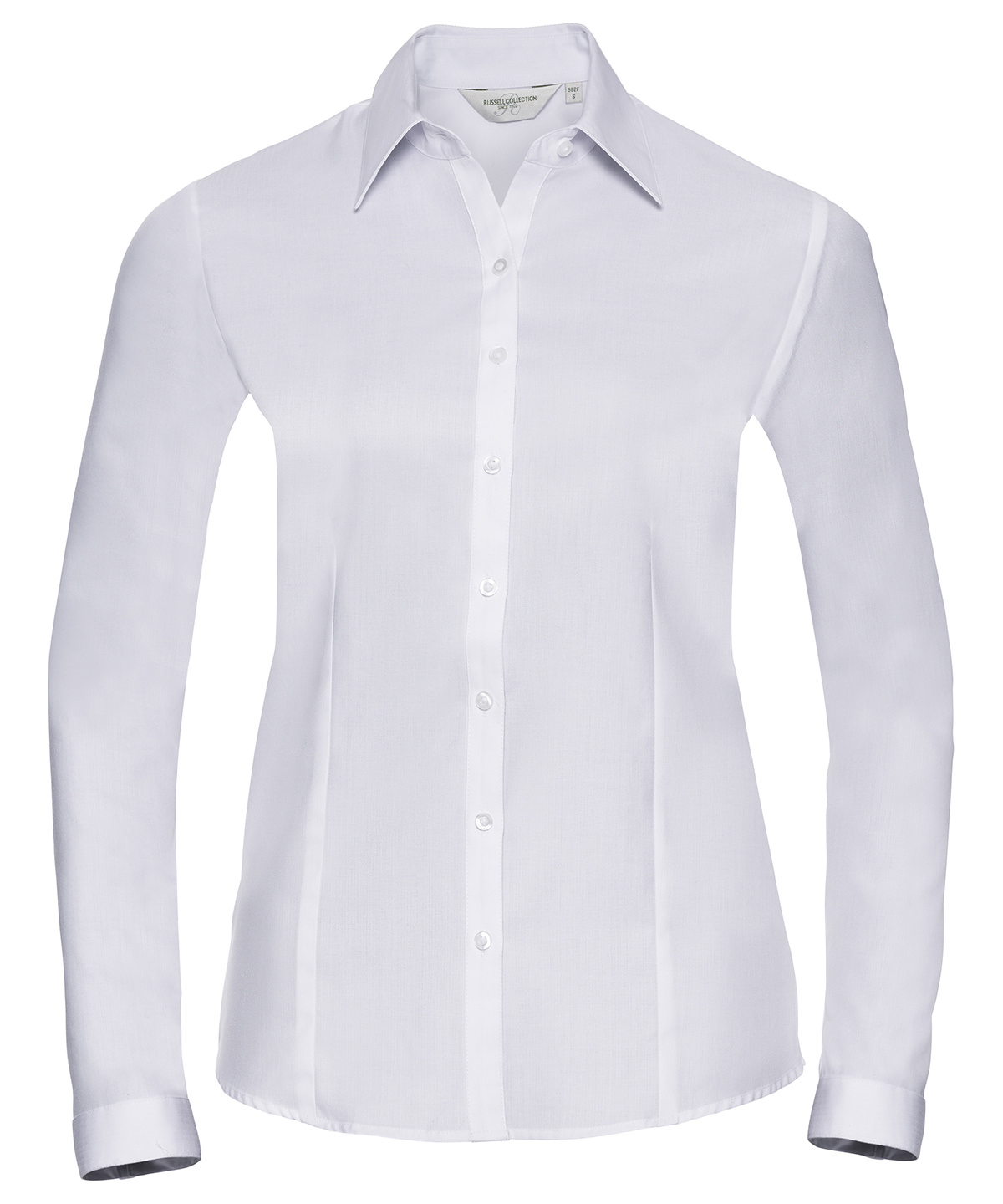 Women'S Long Sleeve Herringbone Shirt - Image 3